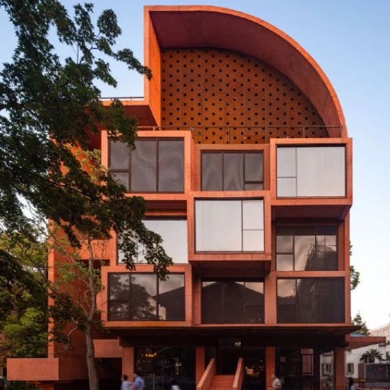 Corten Steel Facade for Hotel